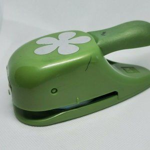 Green EK Success Paper Shapers Punch Snowflake